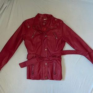 sexy faux leather jacket (vintage)